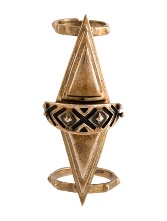 Pamela Love Articulated Pyramid Knuckle Cocktail Ring