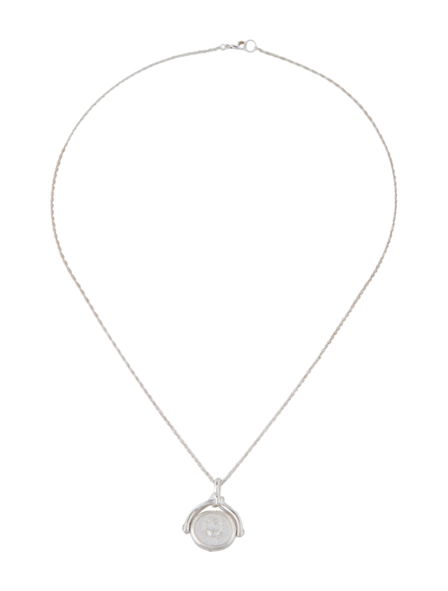 Pamela Love Lapis Lazuli Cancer Spinner Pendant Necklace