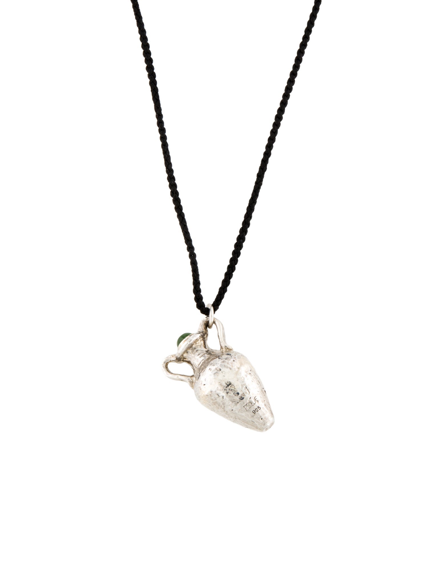 Pamela Love Nephrite Perfume Amphora Pendant Necklace