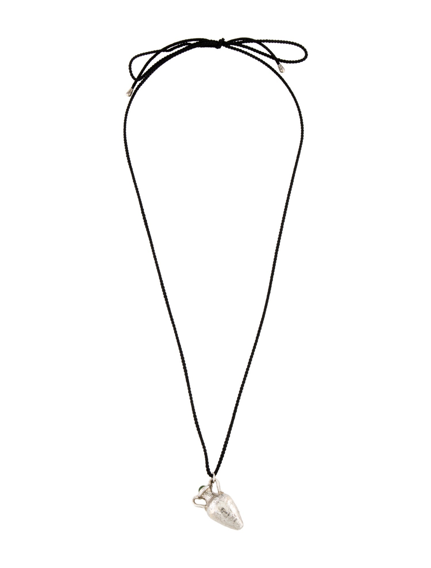 Pamela Love Nephrite Perfume Amphora Pendant Necklace