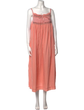 Paul & Joe Sister Square Neckline Long Dress