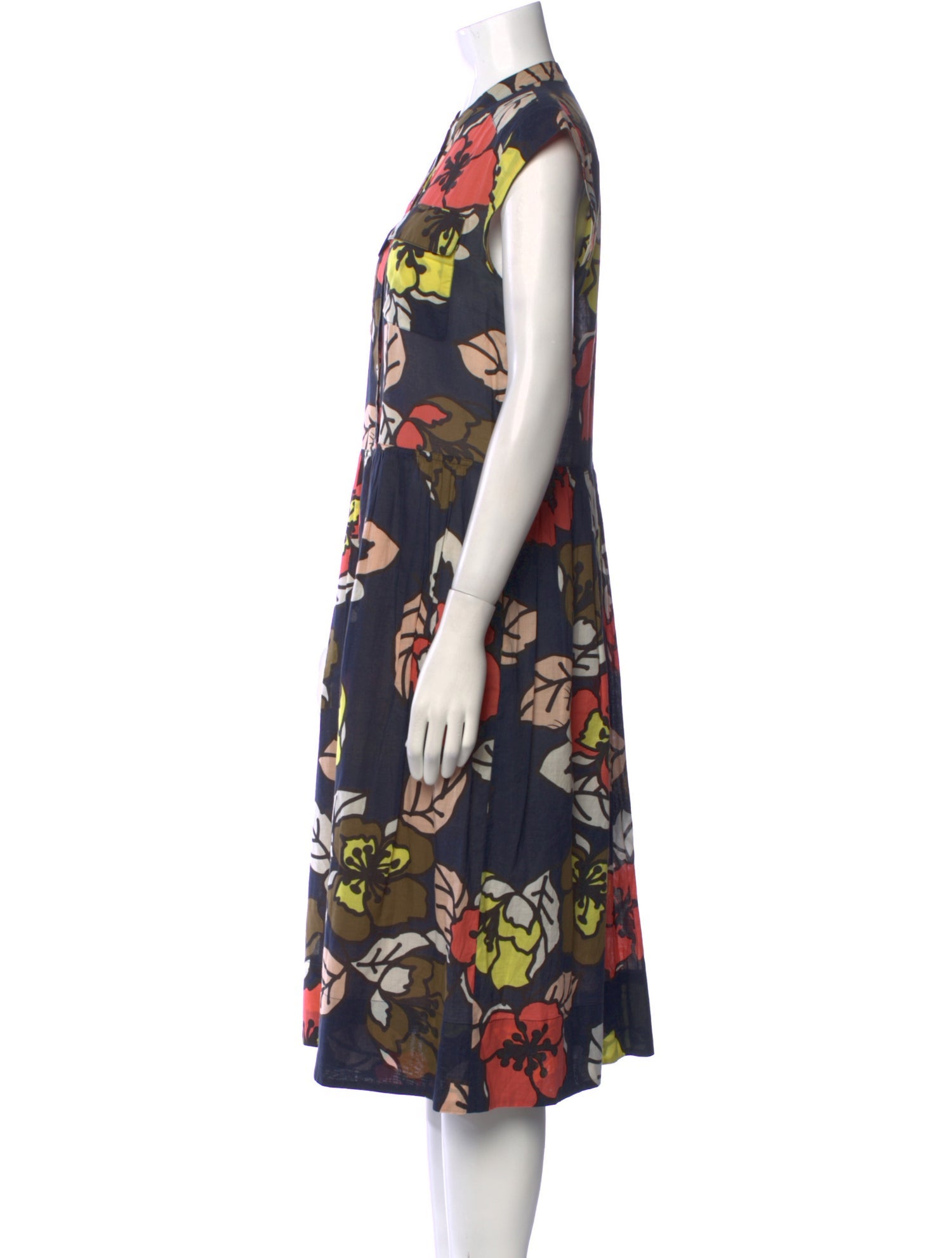 Paul & Joe Sister Floral Print Midi Length Dress