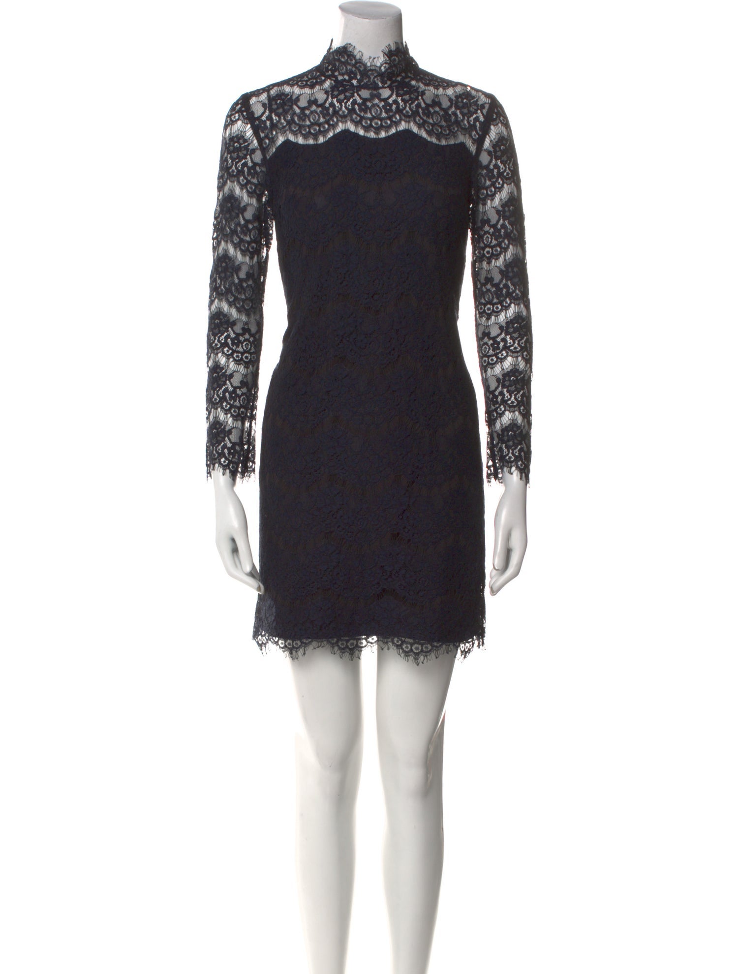 Paul & Joe Sister Lace Pattern Mini Dress