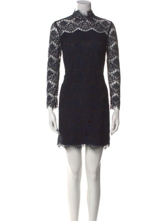 Paul & Joe Sister Lace Pattern Mini Dress