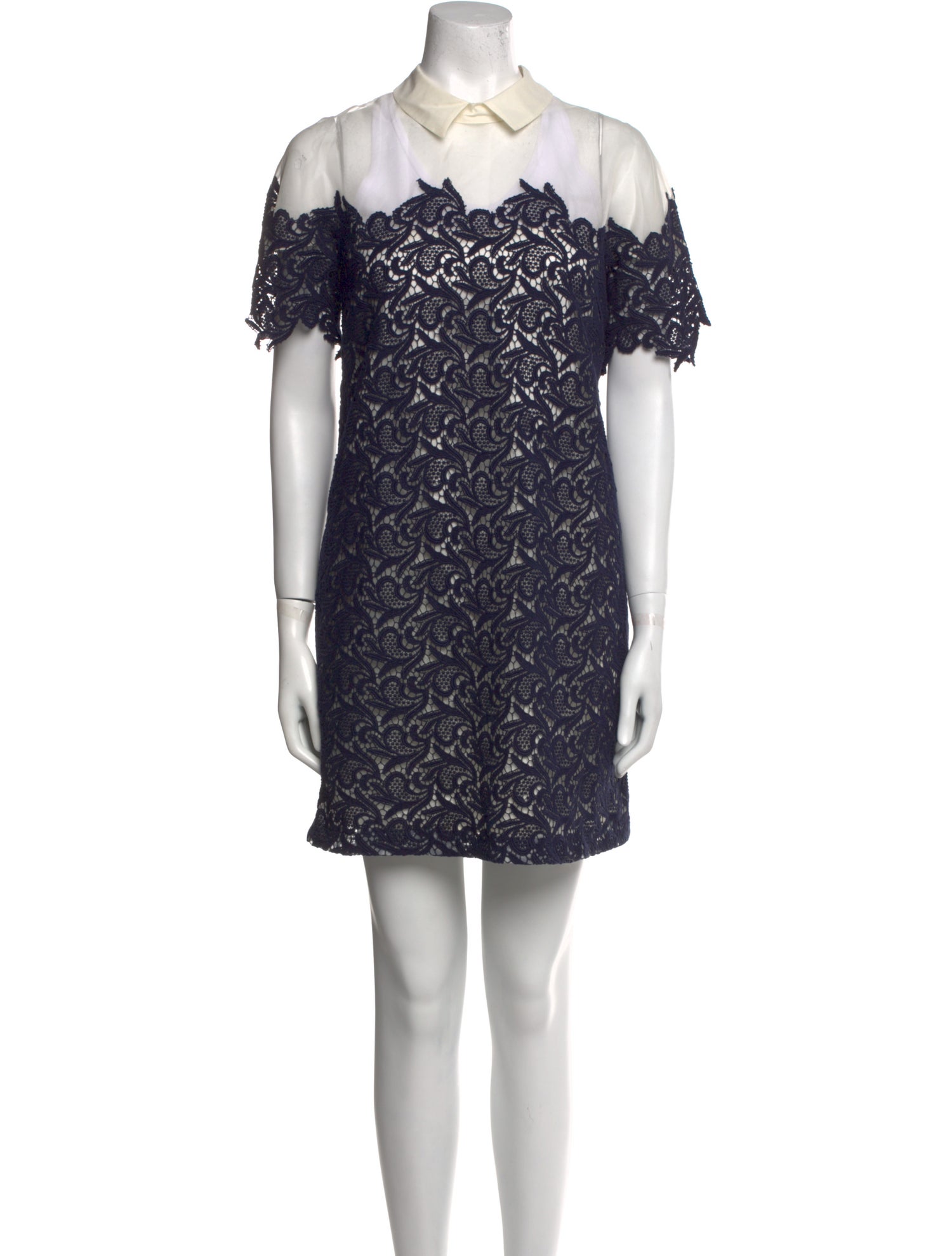 Paul & Joe Sister Lace Pattern Knee-Length Dress