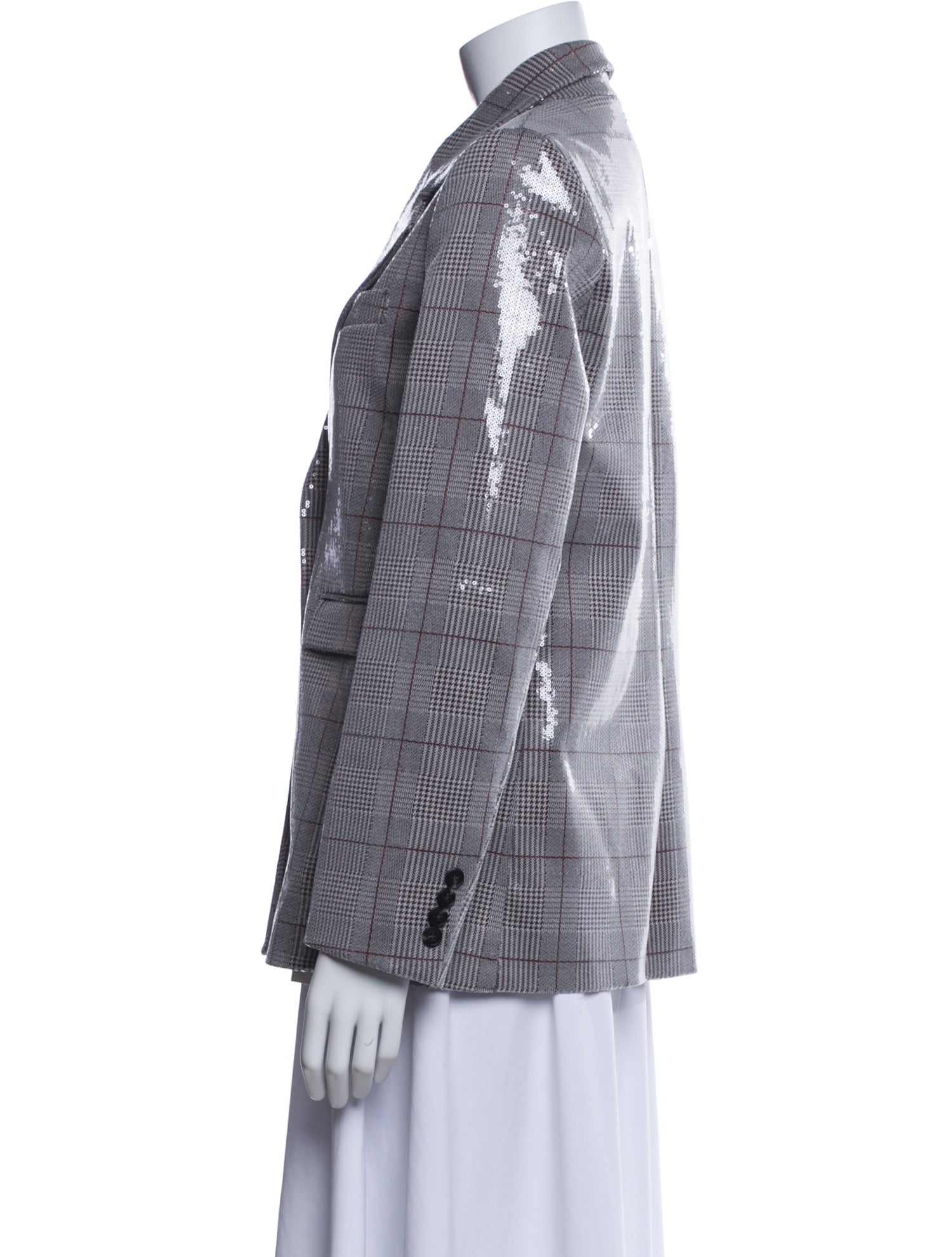 Paul & Joe Sister Plaid Print Blazer