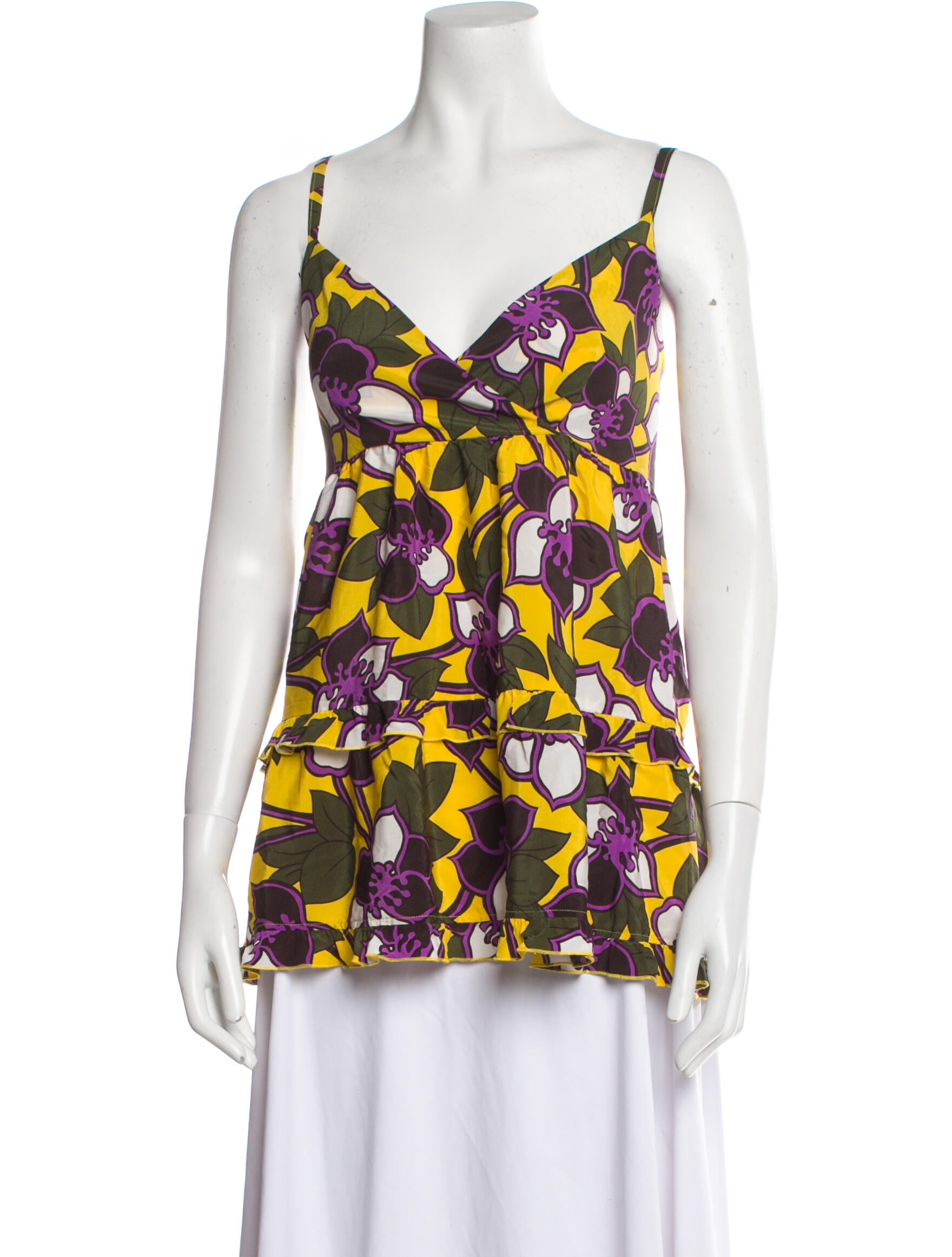 P.A.R.O.S.H. Silk Printed Blouse