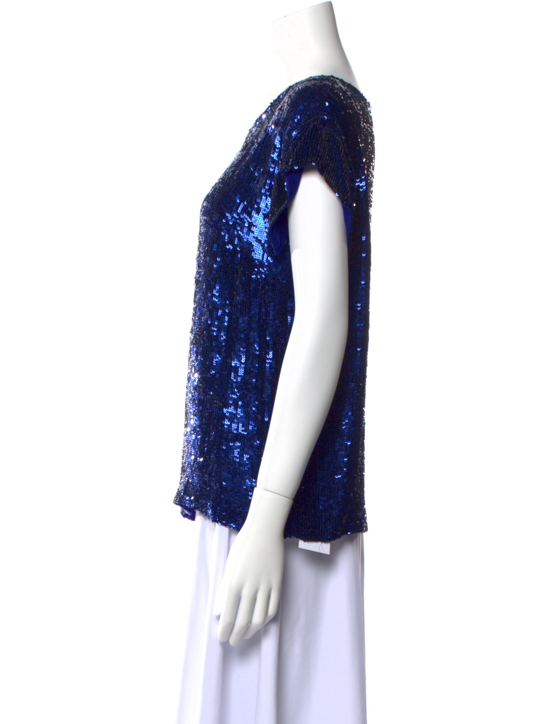 P.A.R.O.S.H. Scoop Neck Short Sleeve Blouse