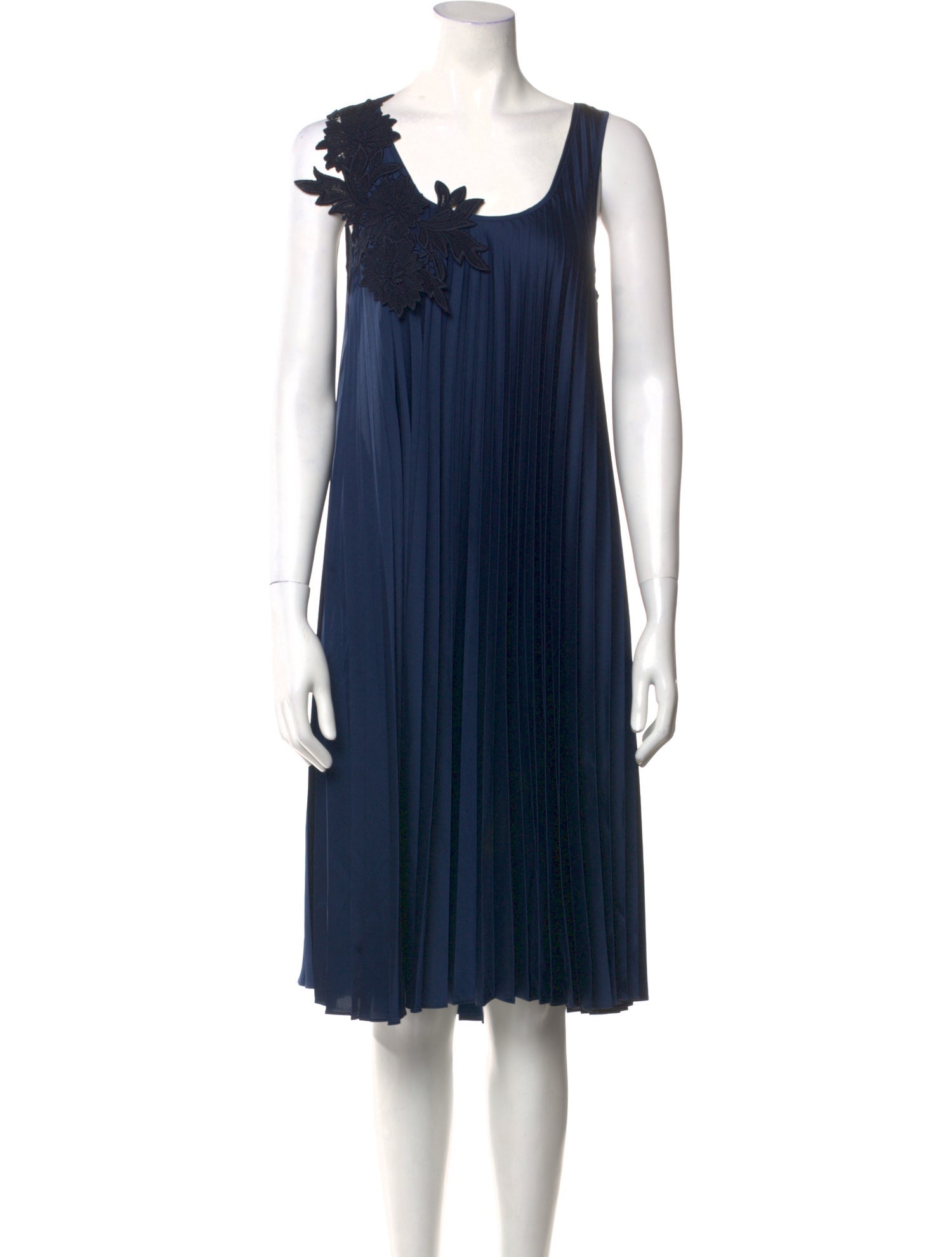 P.A.R.O.S.H. Scoop Neck Knee-Length Dress