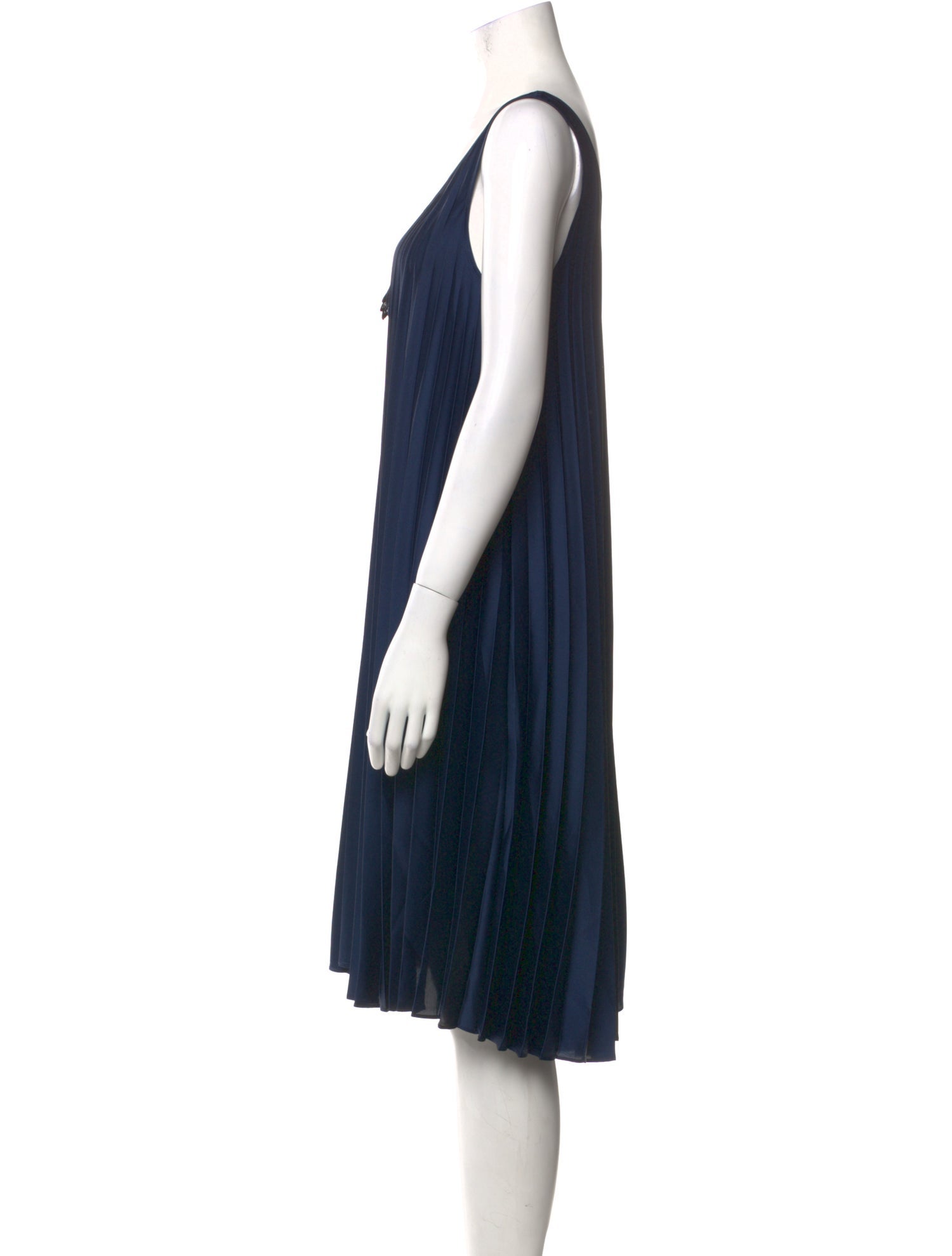 P.A.R.O.S.H. Scoop Neck Knee-Length Dress