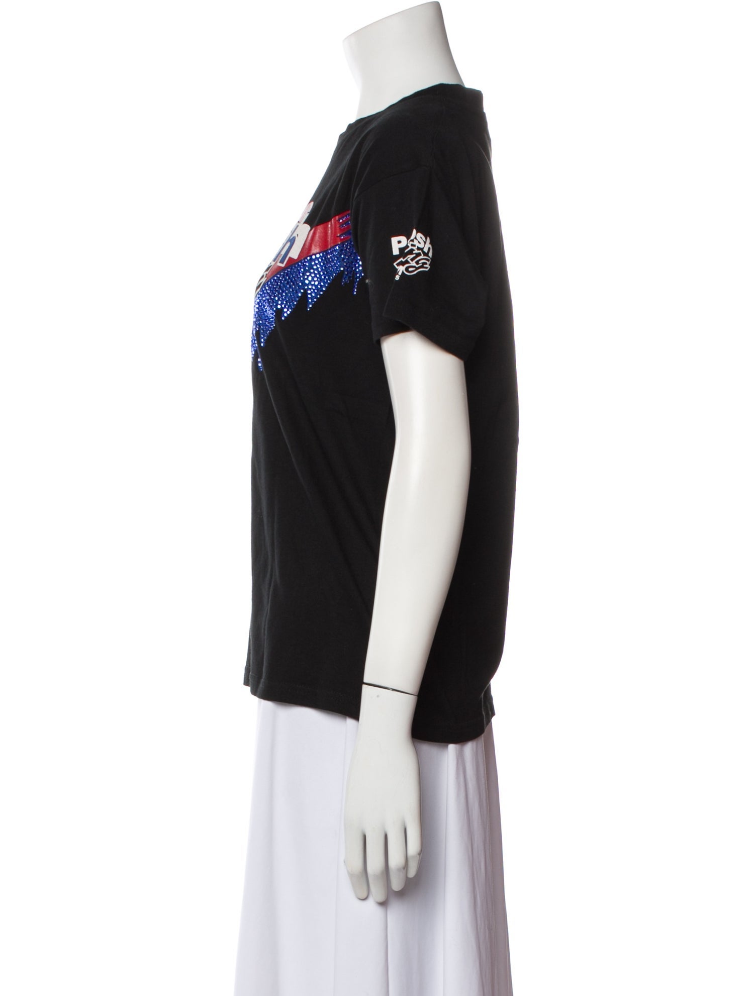 P.A.R.O.S.H. Graphic Print Crew Neck T-Shirt