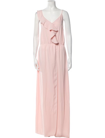 P.a.r.o.s.h. Dresses V-Neck Long Dress L