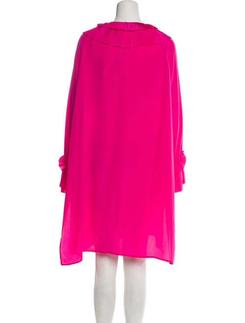 P.A.R.O.S.H. Tie Neck Knee-Length Dress