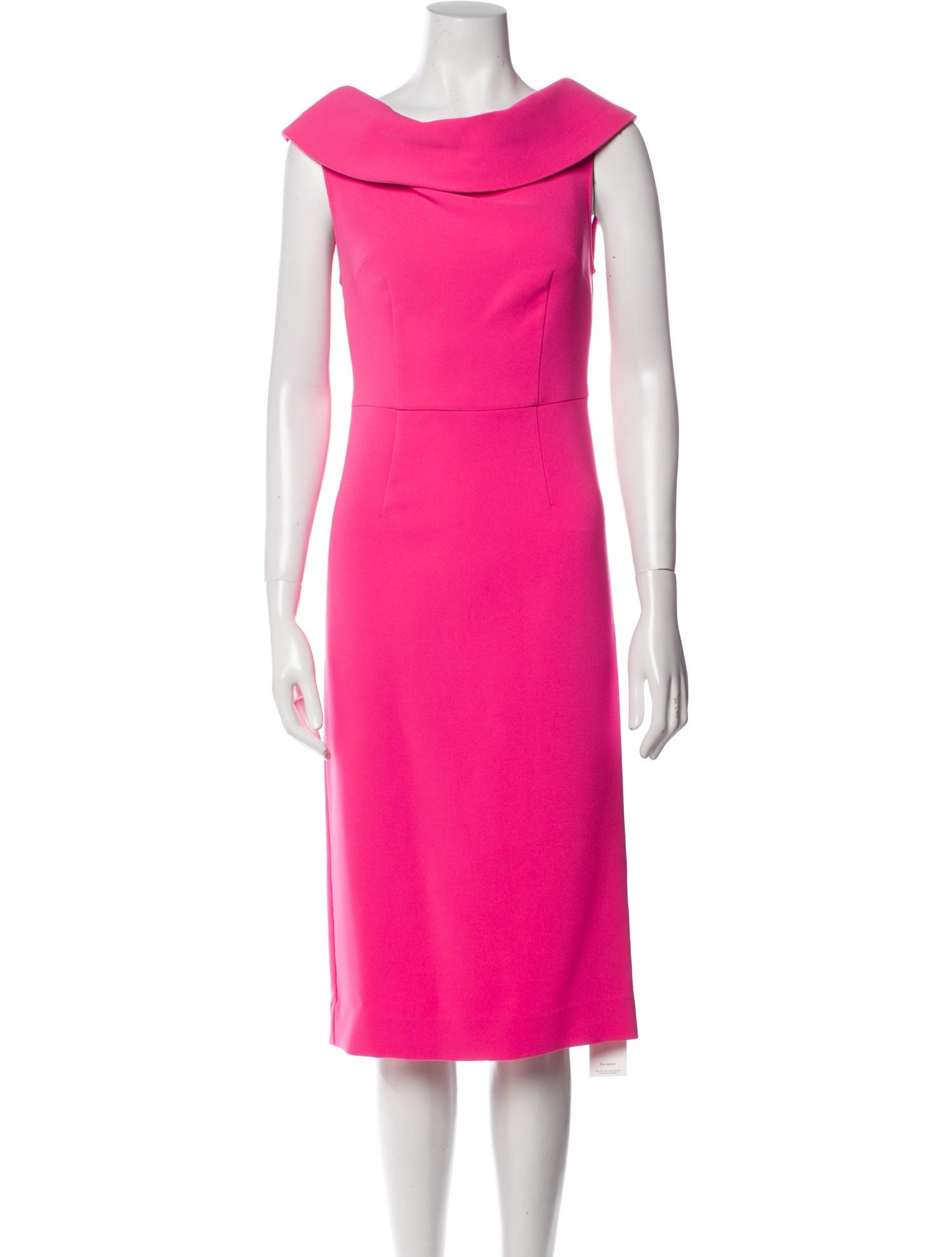 P.A.R.O.S.H. Cowl Neck Midi Length Dress w/ Tags