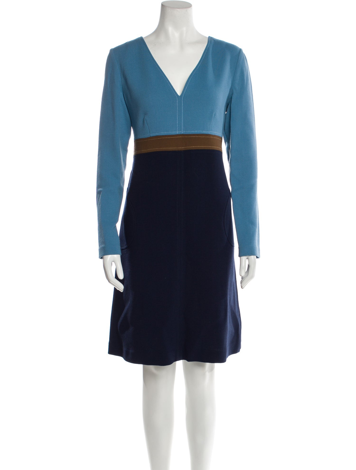 P.A.R.O.S.H. V-Neck Knee-Length Dress w/ Tags