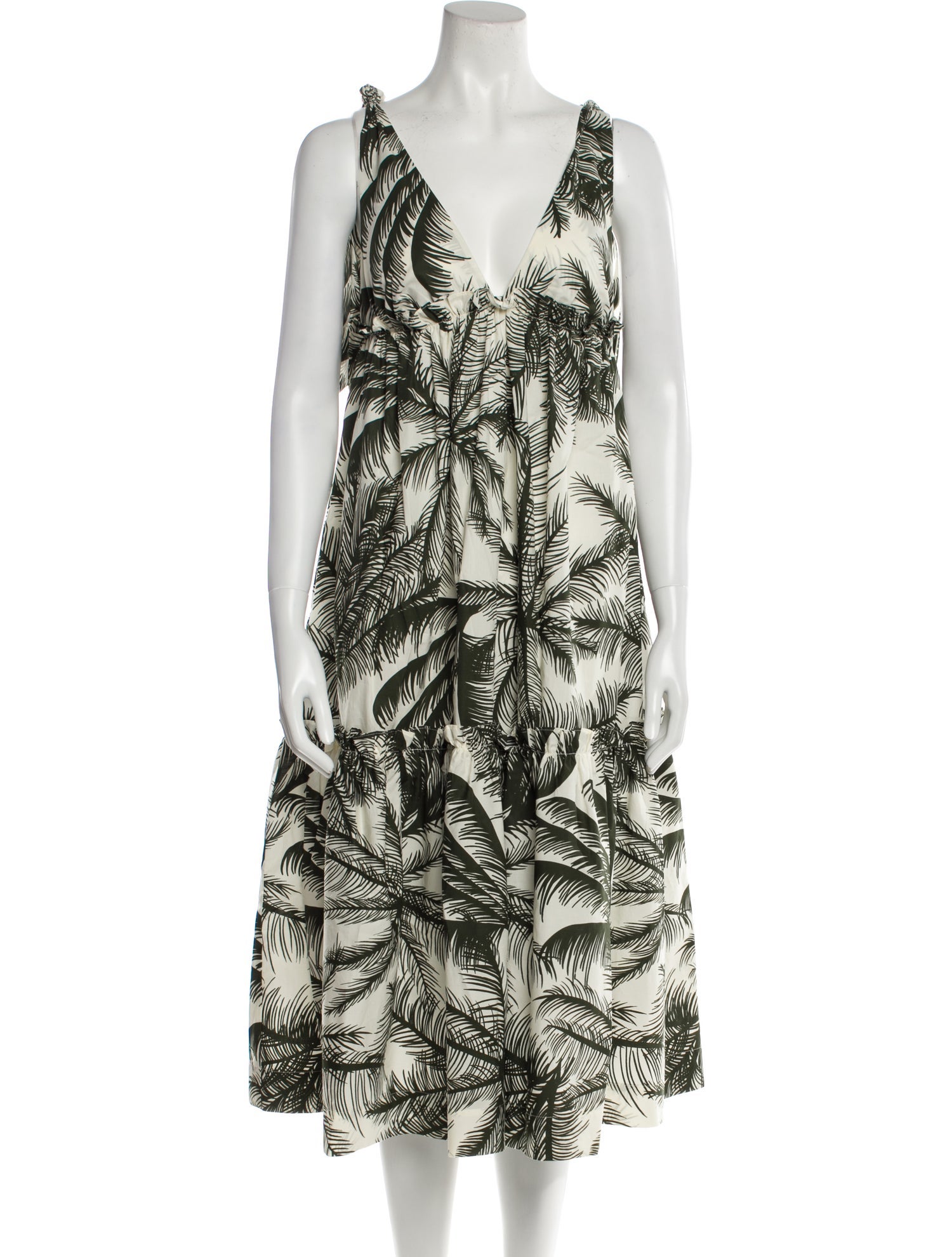 P.A.R.O.S.H. Printed Midi Length Dress w/ Tags