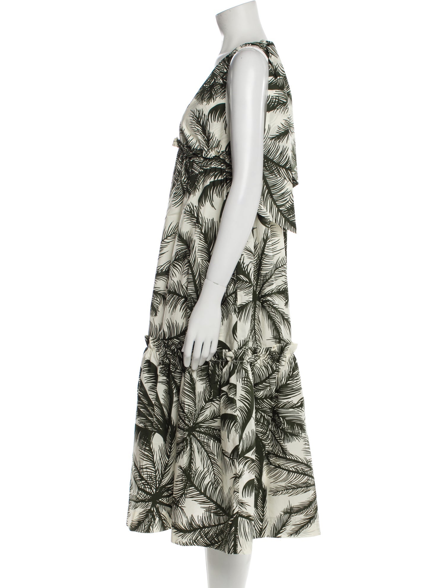 P.A.R.O.S.H. Printed Midi Length Dress w/ Tags