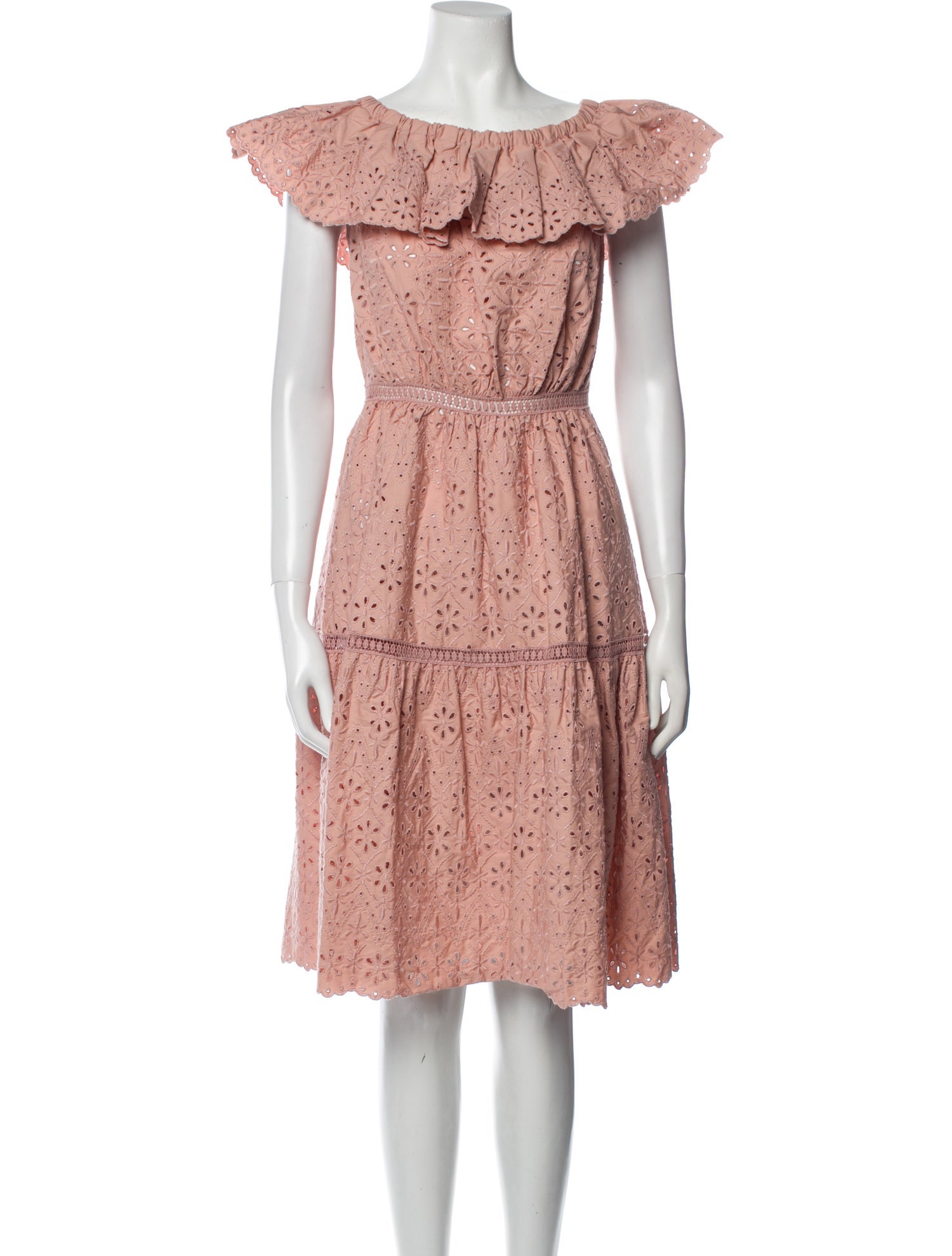 P.A.R.O.S.H. Lace Pattern Knee-Length Dress w/ Tags