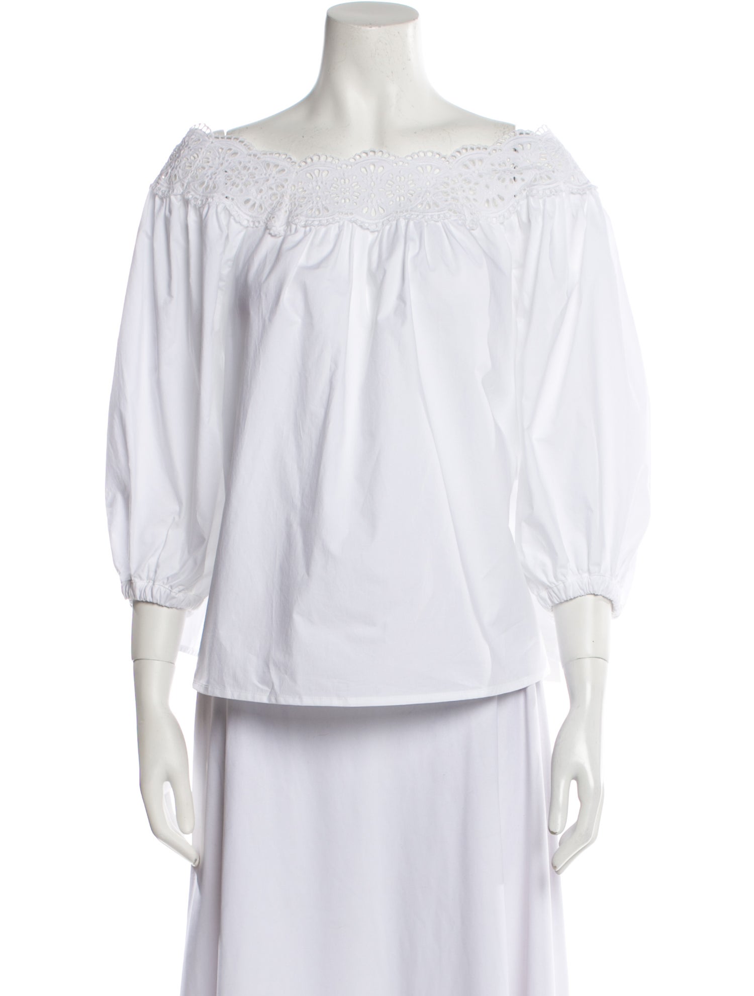 P.A.R.O.S.H. Off-The-Shoulder Three-Quarter Sleeve Blouse w/ Tags