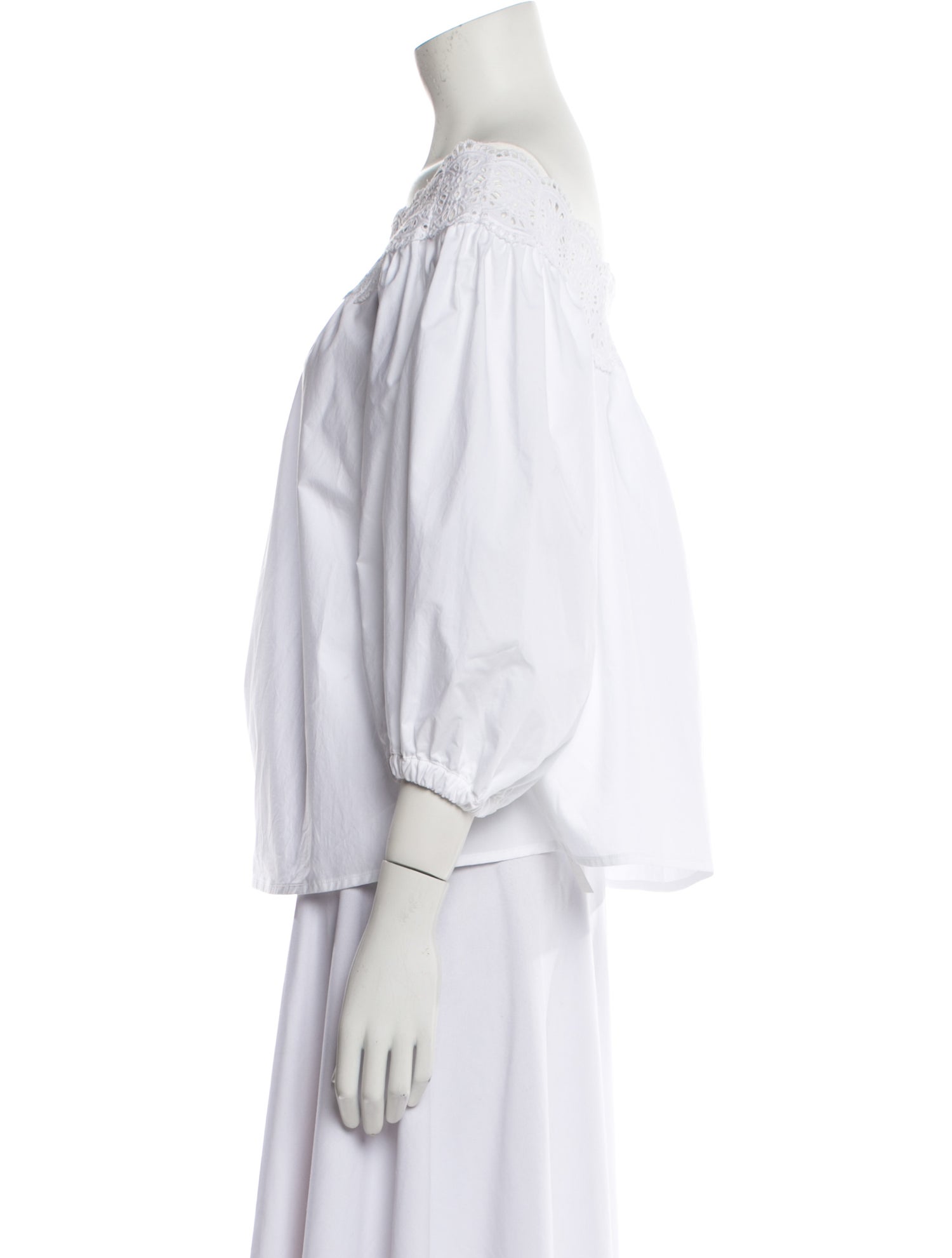 P.A.R.O.S.H. Off-The-Shoulder Three-Quarter Sleeve Blouse w/ Tags