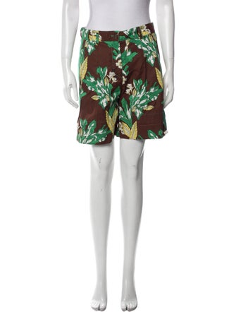 P.A.R.O.S.H. Floral Print Mini Shorts