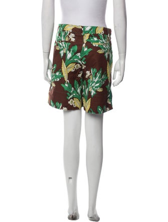 P.A.R.O.S.H. Floral Print Mini Shorts