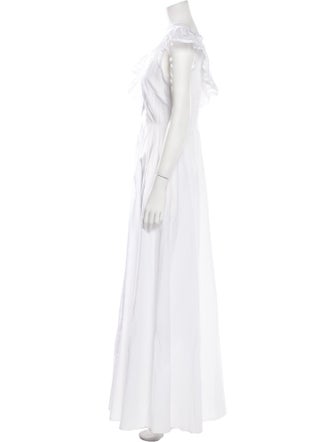 P.A.R.O.S.H. V-Neck Long Dress