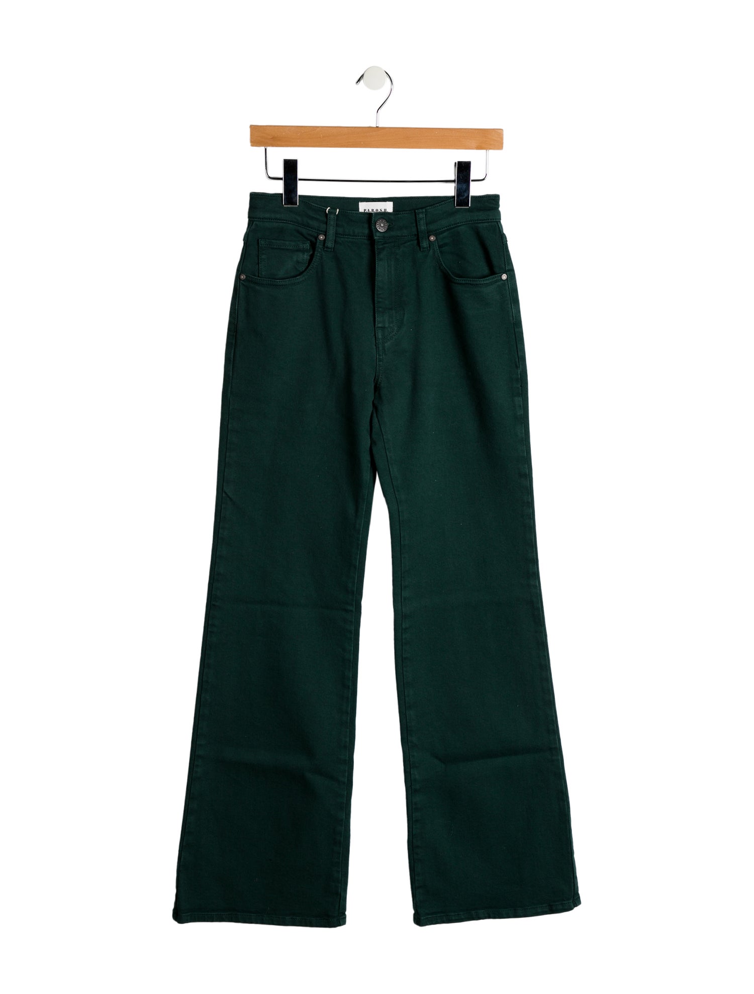 P.A.R.O.S.H. Mid-Rise Wide Leg Jeans