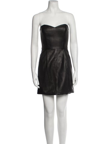 P.a.r.o.s.h. Dresses Lamb Leather Mini Dress XS