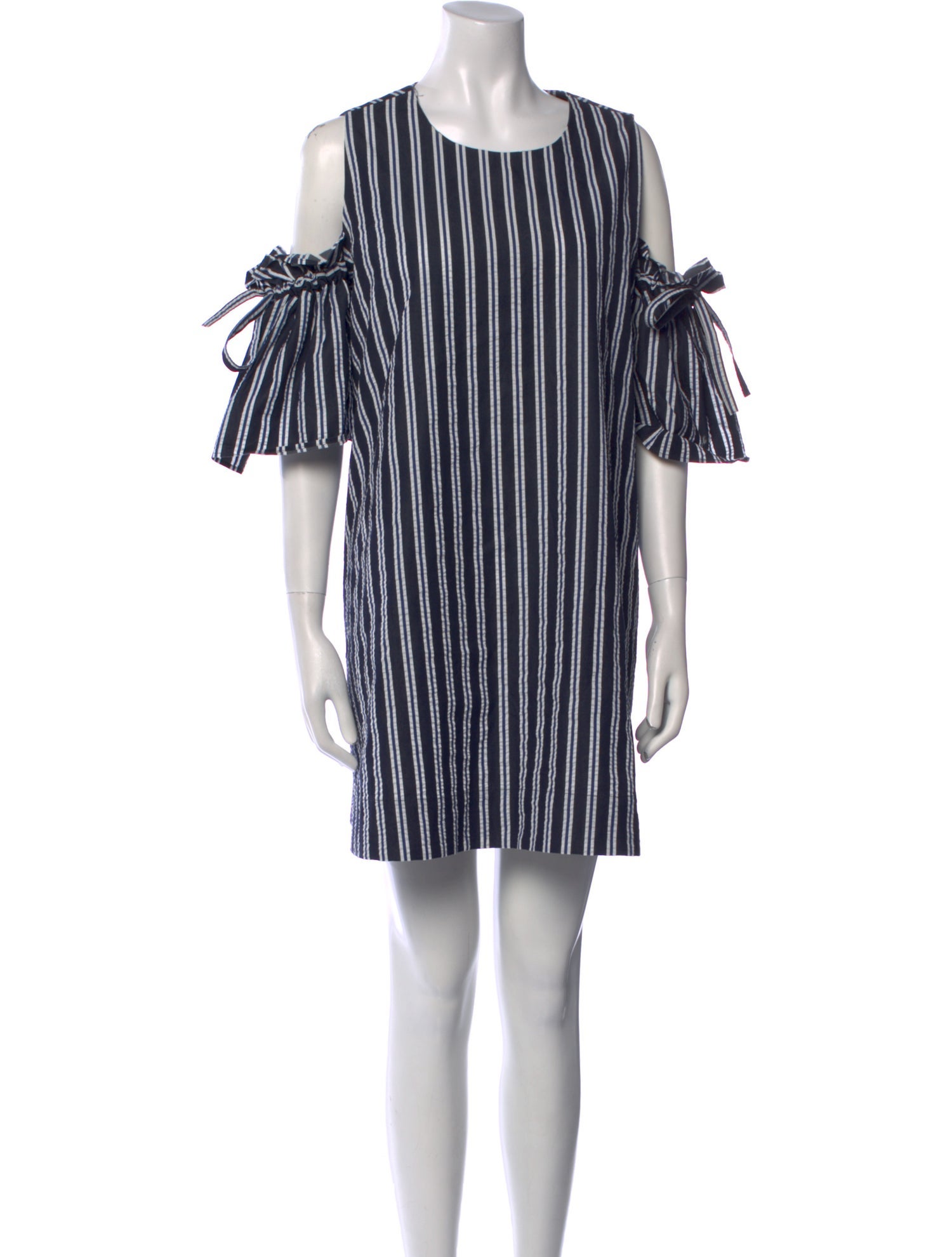 P.A.R.O.S.H. Striped Mini Dress