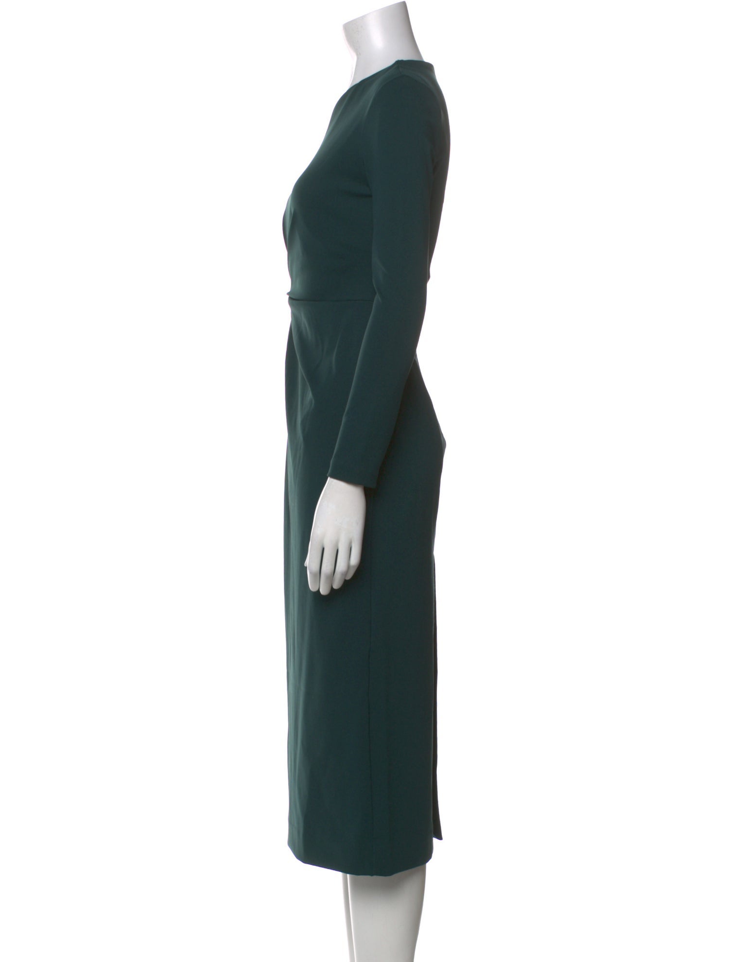 P.A.R.O.S.H. Crew Neck Midi Length Dress