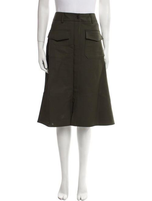 P.A.R.O.S.H. Virgin Wool Knee-Length Skirt