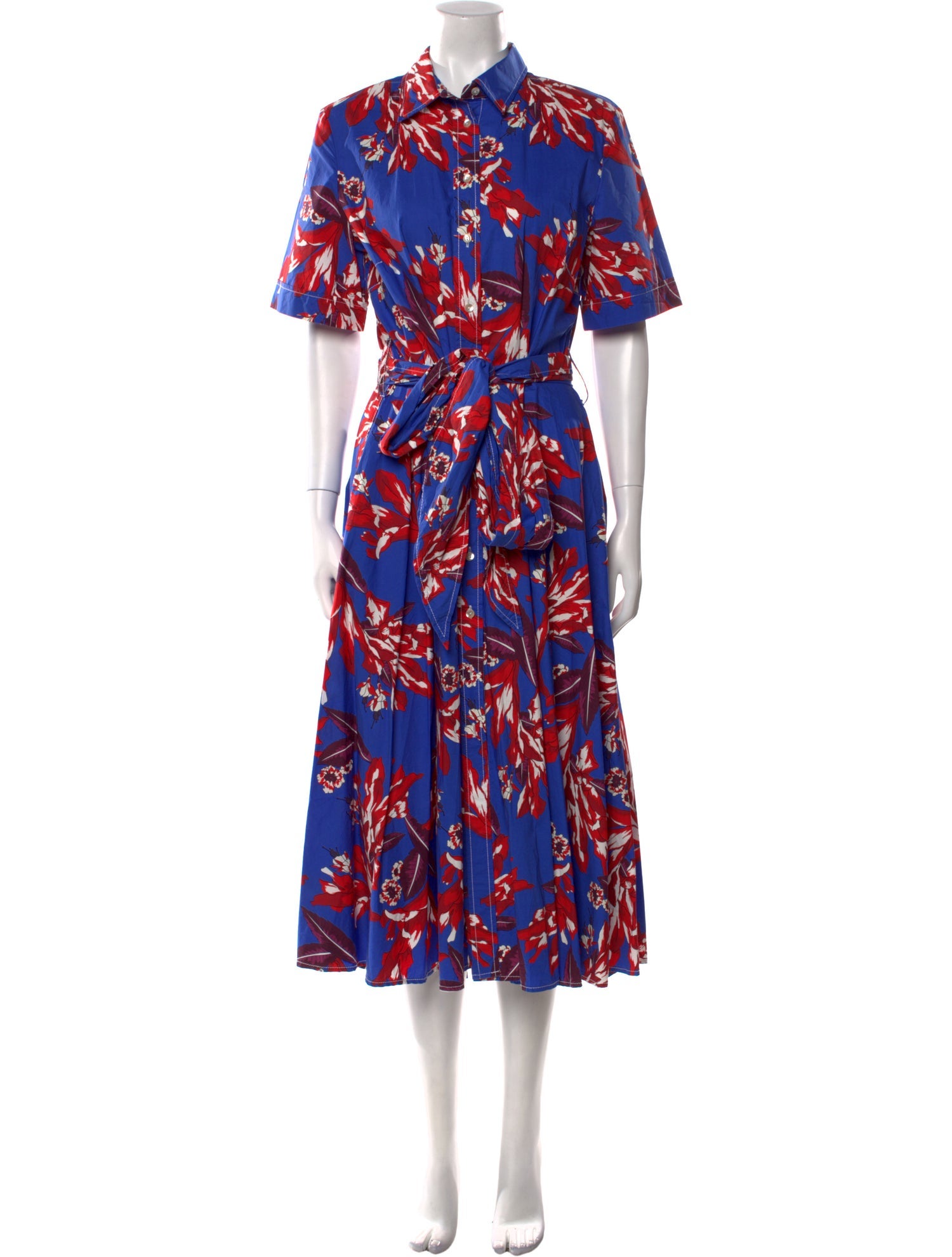 P.A.R.O.S.H. Floral Print Long Dress