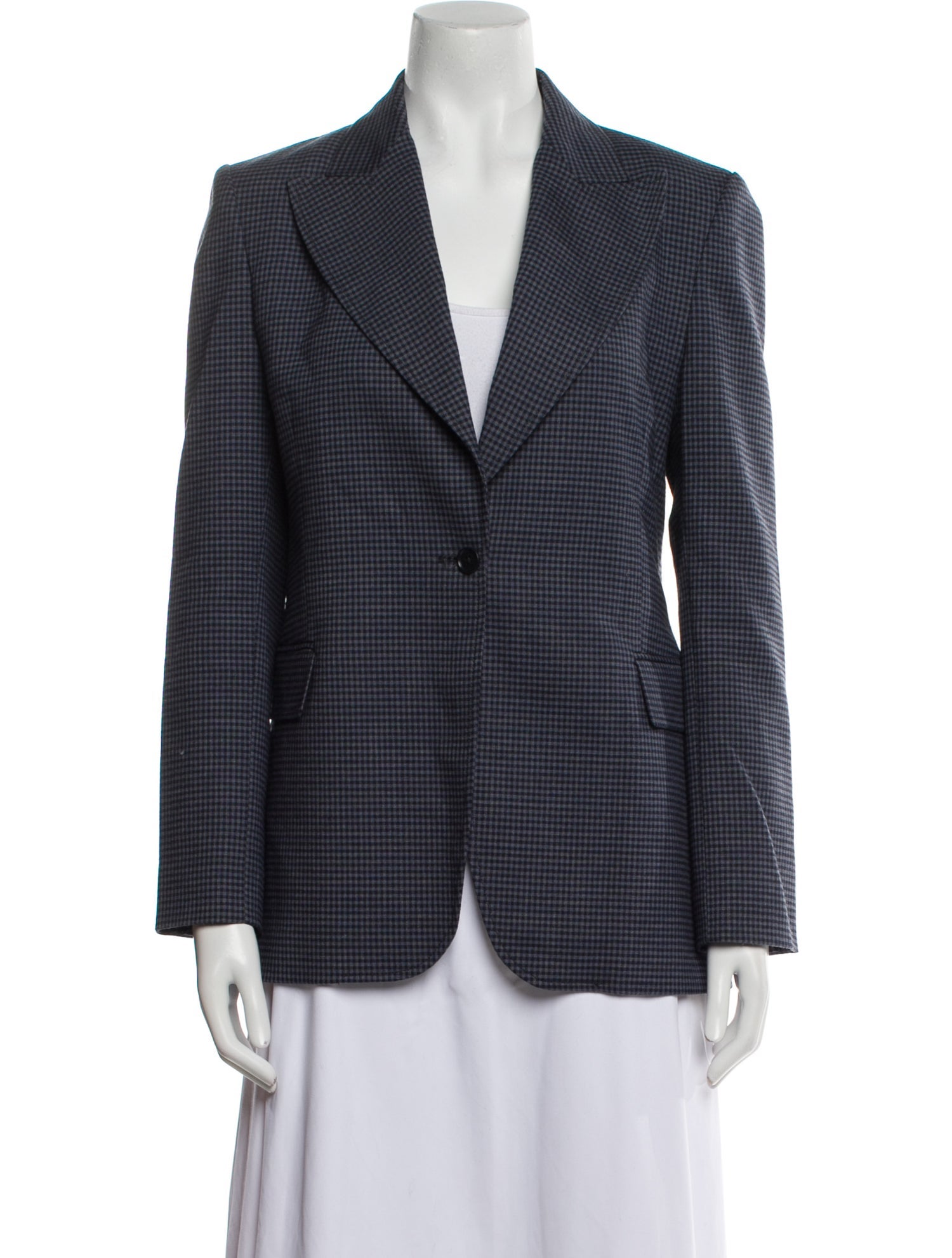 P.A.R.O.S.H. Plaid Print Blazer