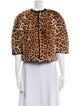 P.A.R.O.S.H. Animal Print Faux Fur Jacket