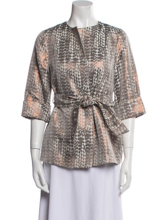 P.A.R.O.S.H. Printed Evening Jacket