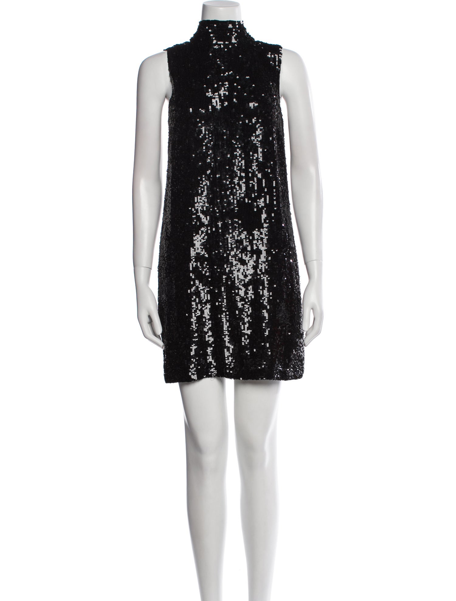 P.A.R.O.S.H. Mock Neck Mini Dress