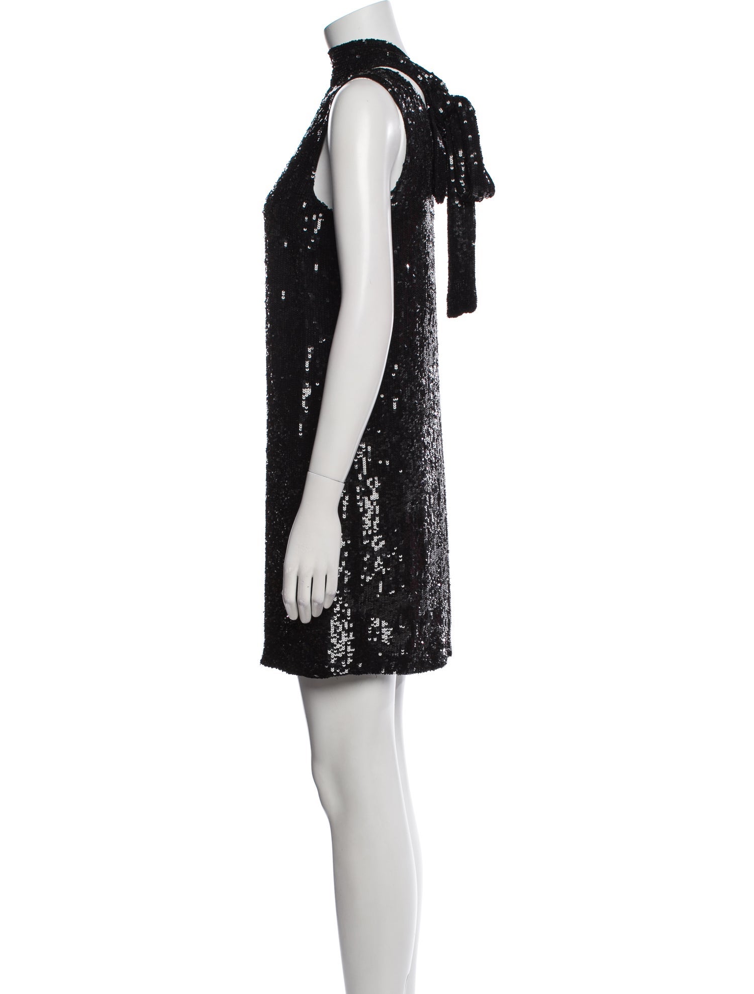 P.A.R.O.S.H. Mock Neck Mini Dress