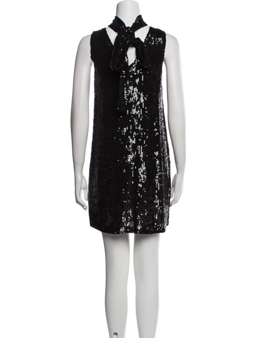 P.A.R.O.S.H. Mock Neck Mini Dress