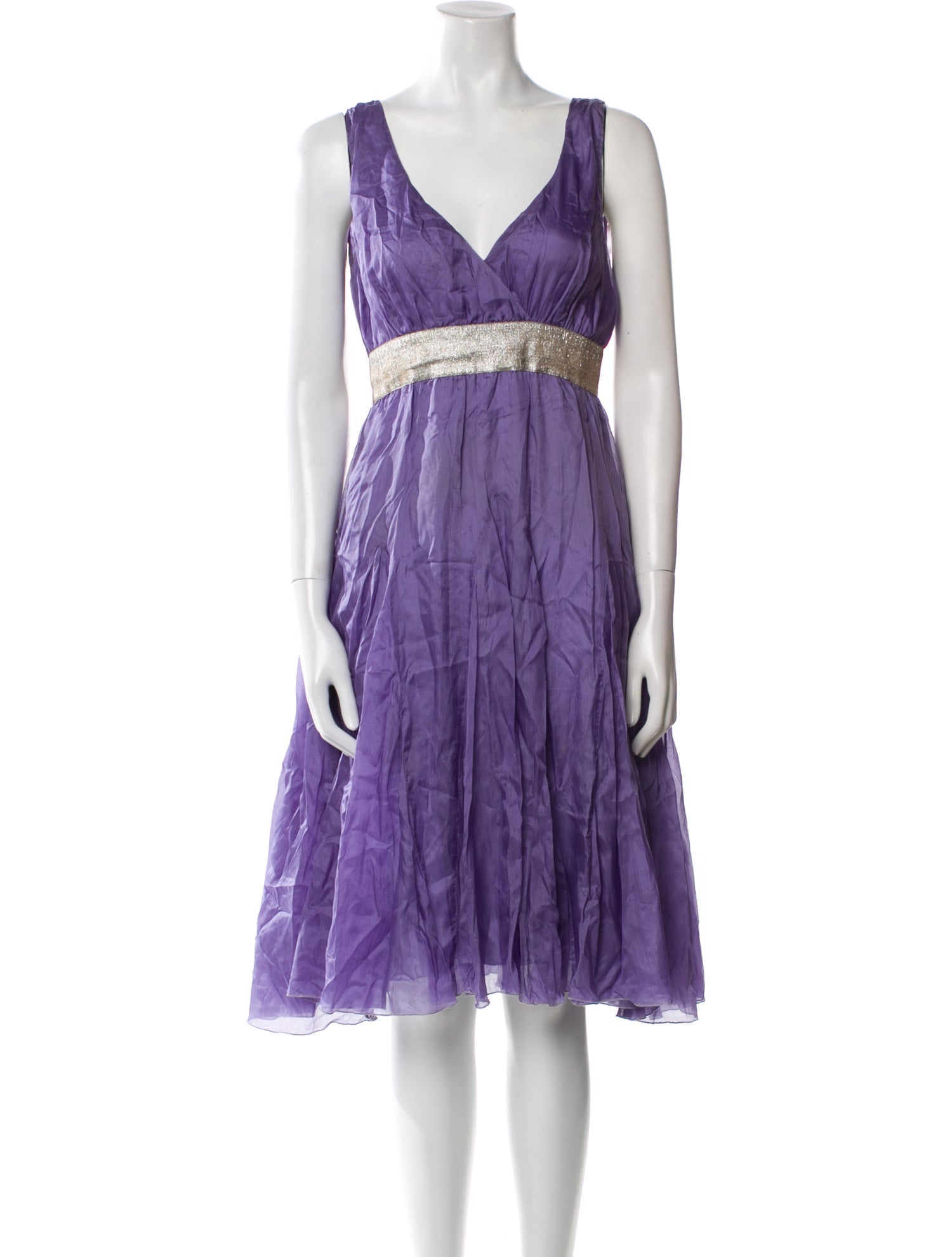 P.A.R.O.S.H. Silk Knee-Length Dress