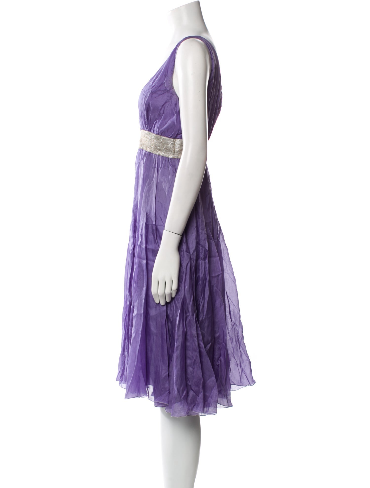 P.A.R.O.S.H. Silk Knee-Length Dress