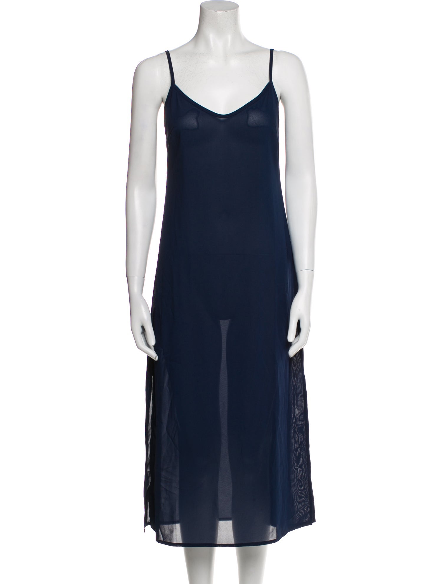 P.A.R.O.S.H. V-Neck Midi Length Dress