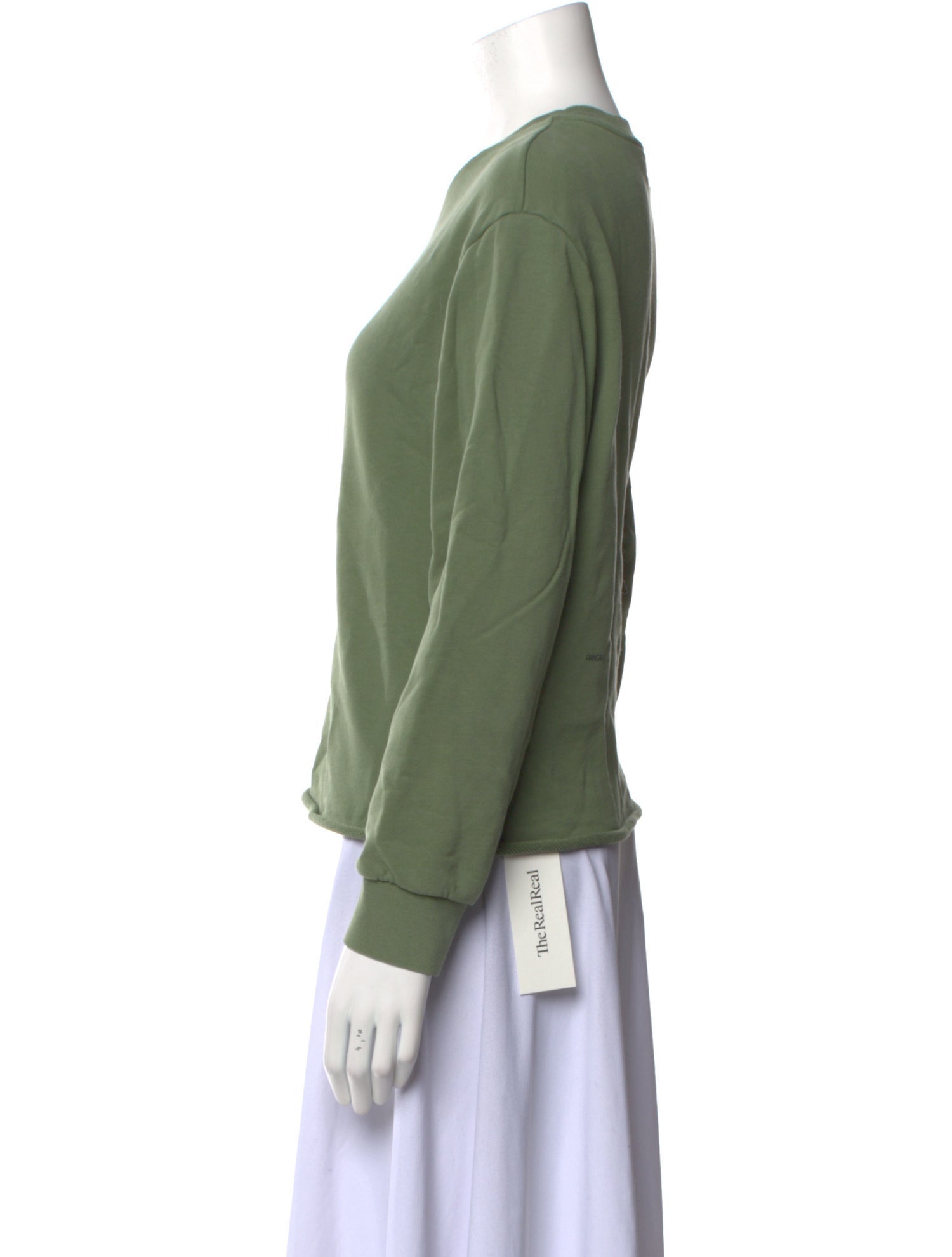 Pangaia Bateau Neckline Long Sleeve Sweatshirt