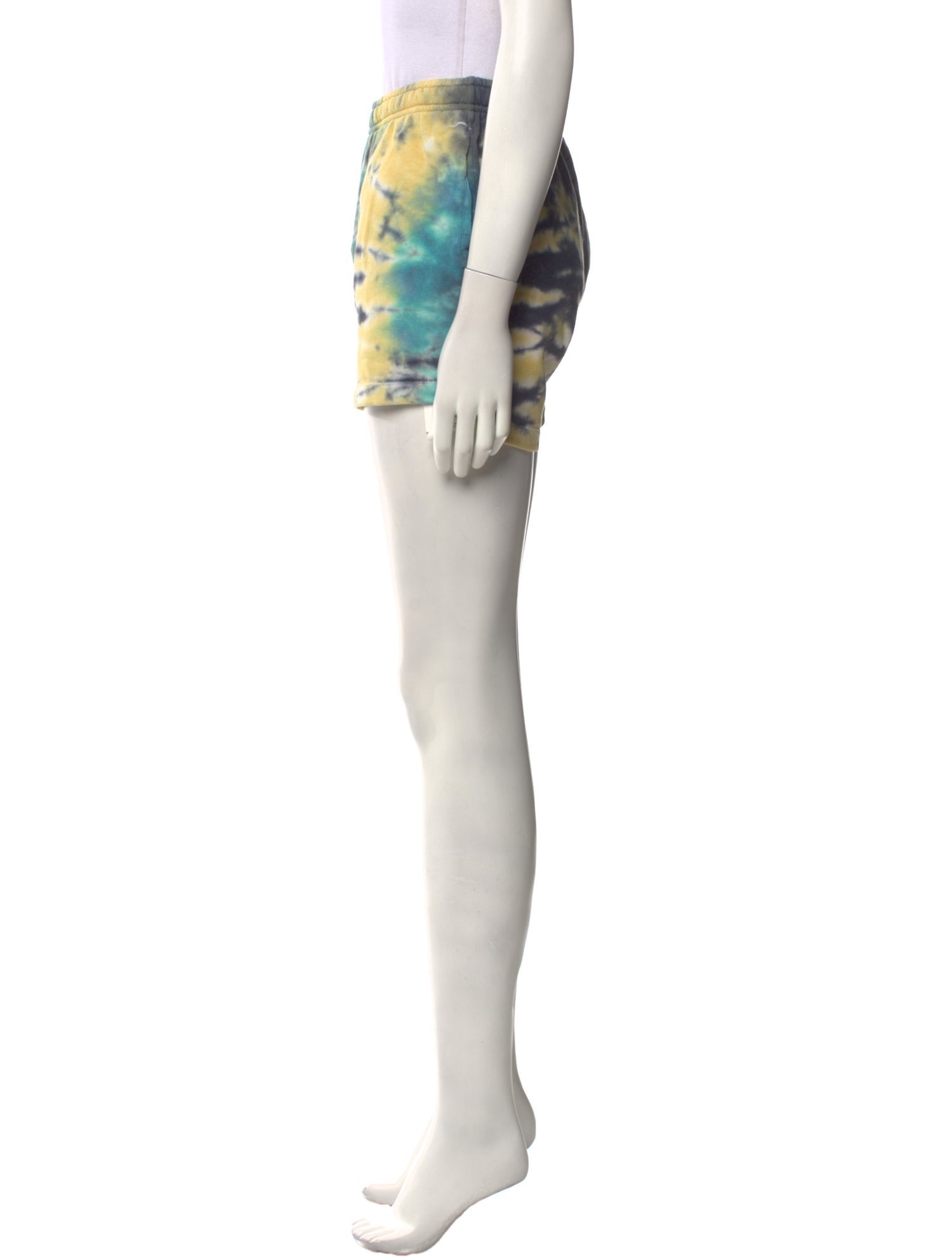 Pangaia Tie-Dye Print Mini Shorts