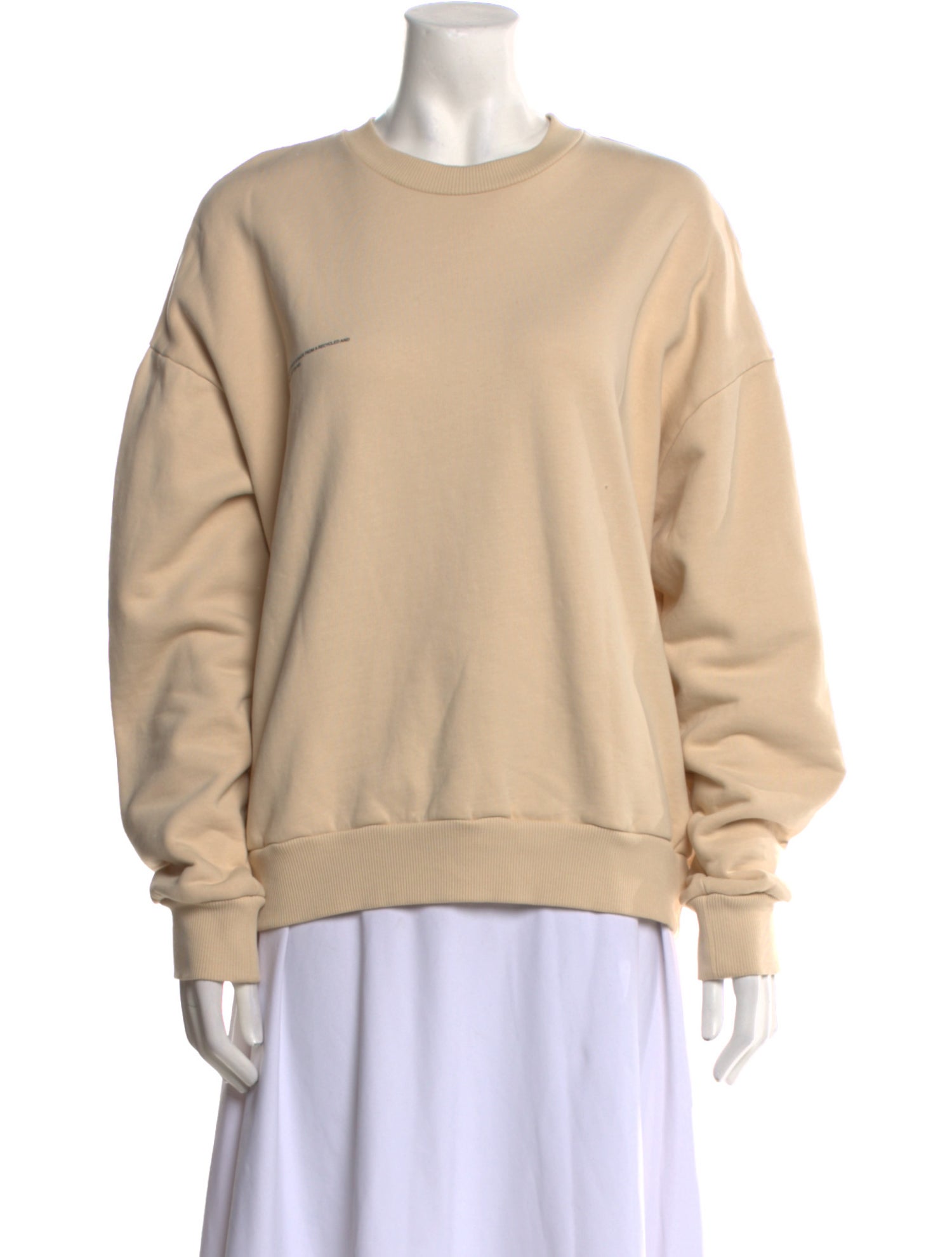 Pangaia Crew Neck Long Sleeve Sweatshirt