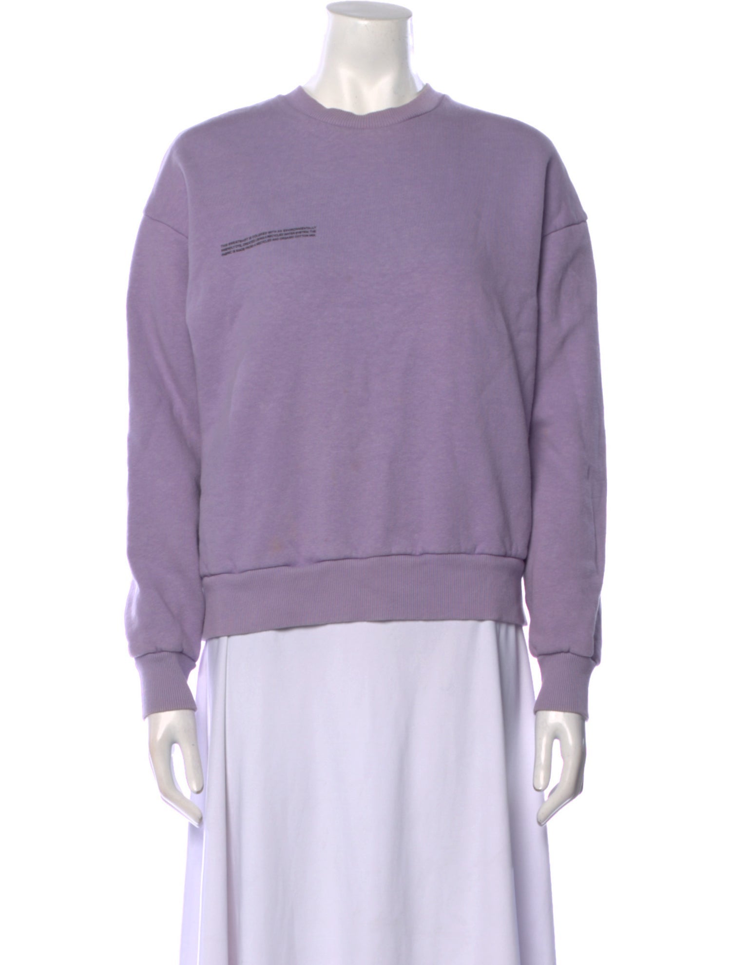 Pangaia Crew Neck Long Sleeve Sweatshirt