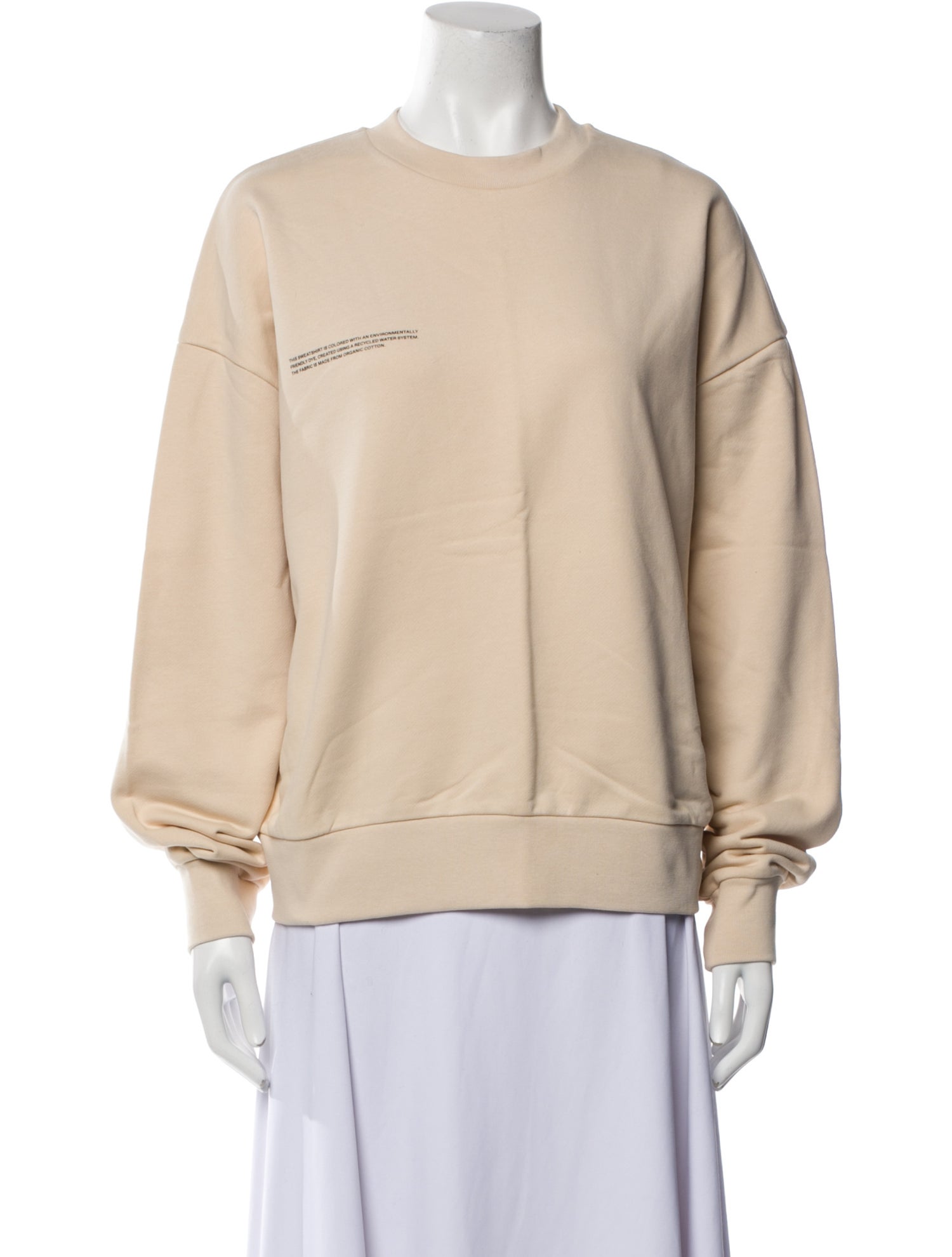 Pangaia Crew Neck Long Sleeve Sweatshirt