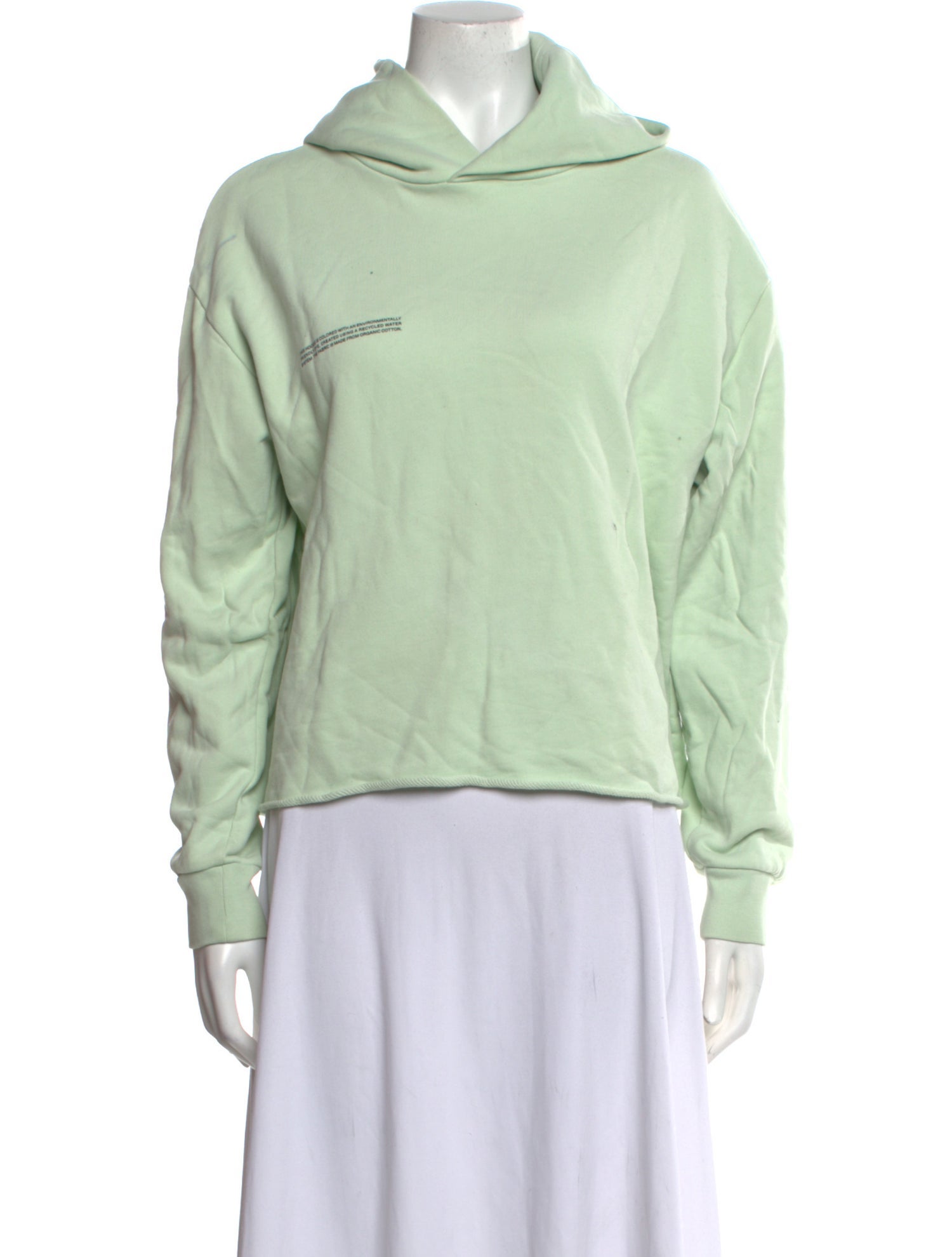 Pangaia Cowl Neck Long Sleeve Sweatshirt