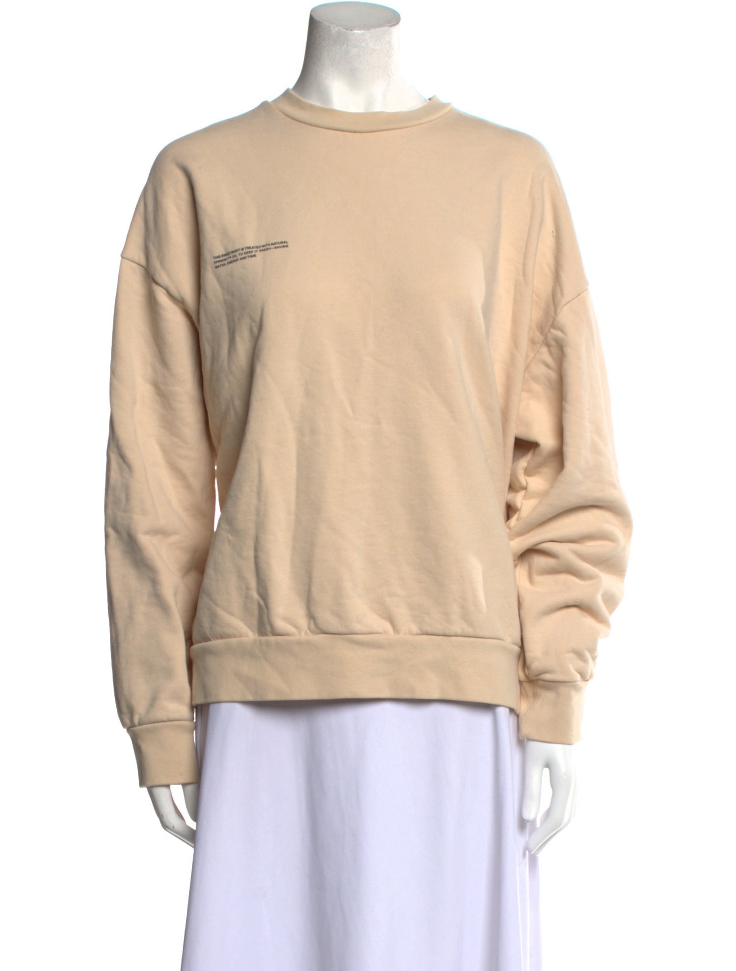 Pangaia Crew Neck Long Sleeve Sweatshirt