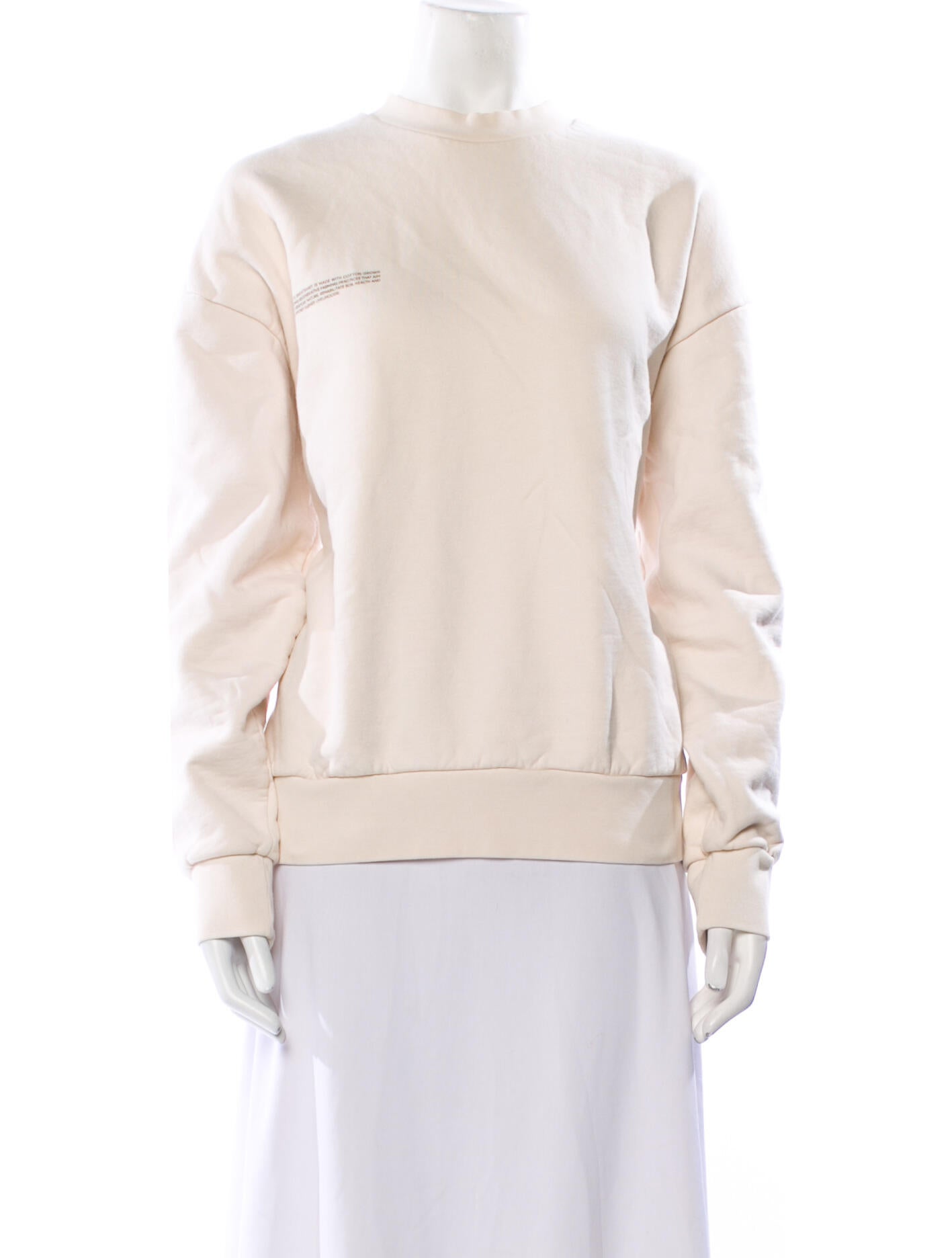 Pangaia Crew Neck Long Sleeve Sweatshirt